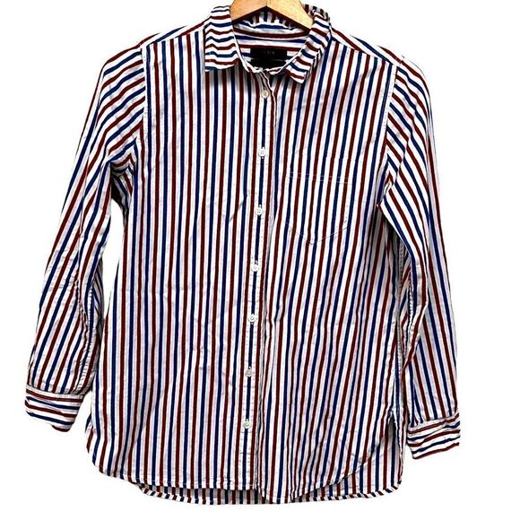 J.CREW BLOUSE Boy Fit Size 2P - Picture 1 of 7